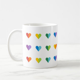 Taza De Café Corazones
