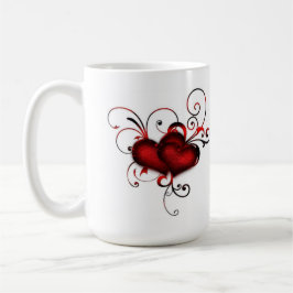 Taza De Café Corazones