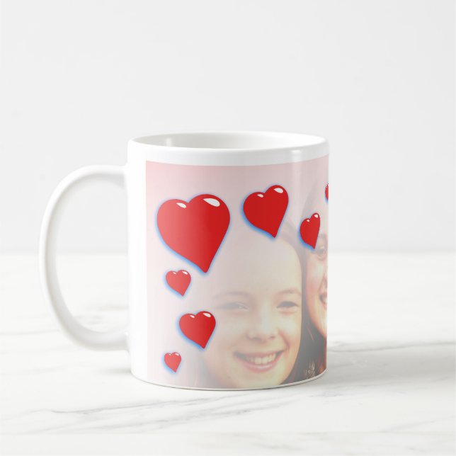Taza De Café Corazones (Izquierda)