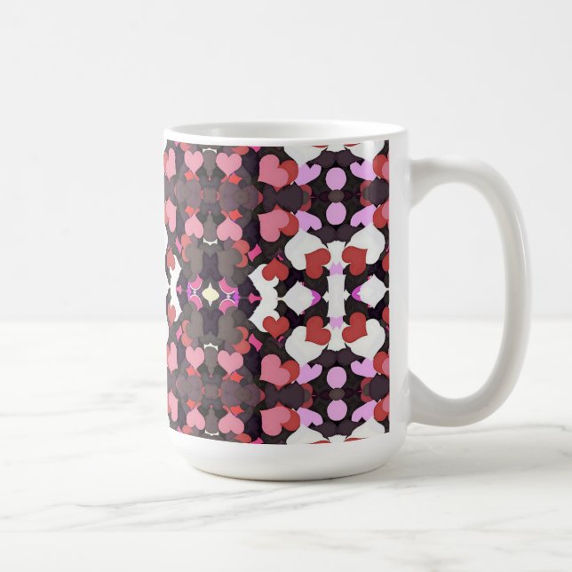 TAZA DE CAFÉ CORAZONES (Derecha)