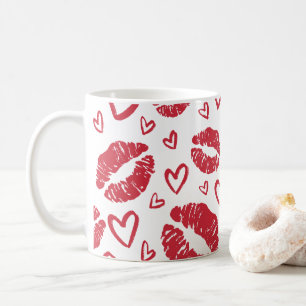 Taza De Café Corazones