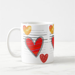 Taza De Café corazones