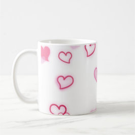 Taza De Café Corazones