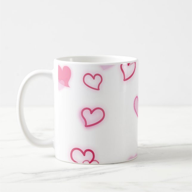 Taza De Café Corazones (Izquierda)