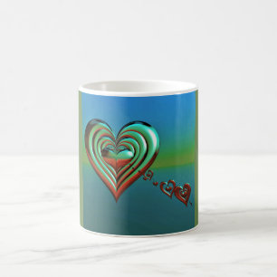 Taza De Café Corazones altas del cielo