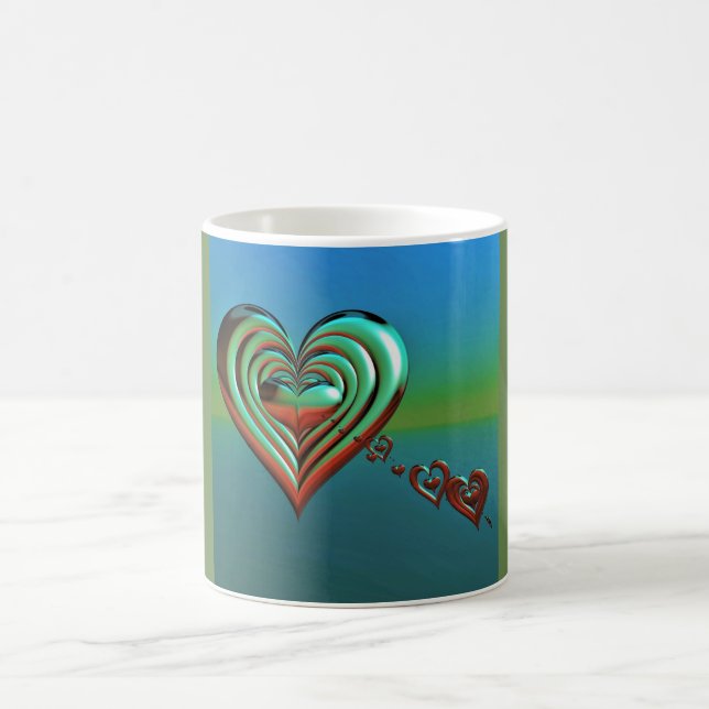 Taza De Café Corazones altas del cielo (Centro)