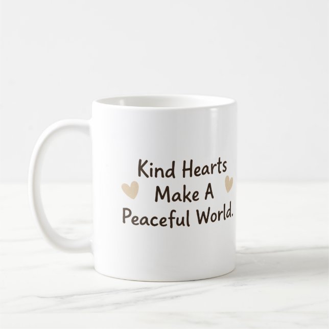 Taza De Café Corazones amables (Izquierda)