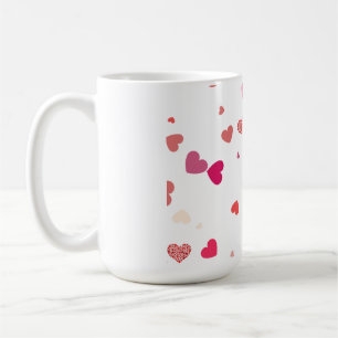 Taza De Café Corazones - amor