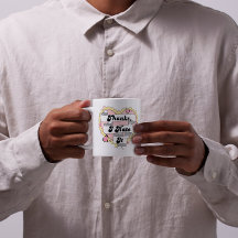 Corazones cortos, encaje amarillo y gracias rosado