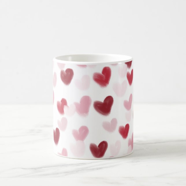 Taza De Café Corazones de amor (Centro)