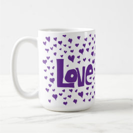 Taza De Café Corazones de amor