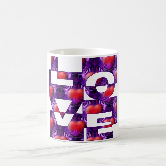 Taza De Café corazones de amor (Centro)