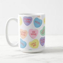 Taza De Café Corazones de caramelo de Día de San Valentín