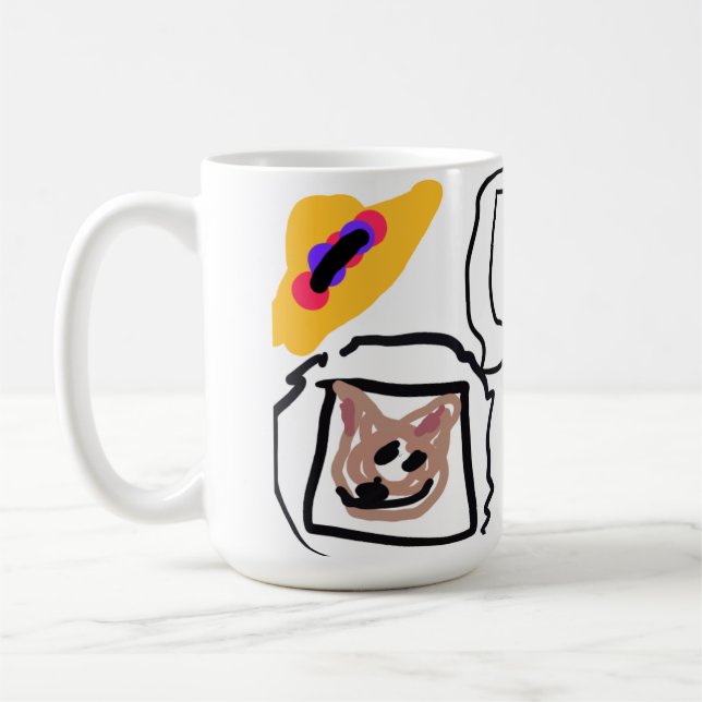 Taza De Café corazones de Chihuahua  (Izquierda)