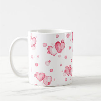 Taza De Café Corazones de la burbuja