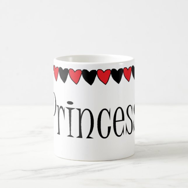 Taza De Café Corazones de la PRINCESA (Centro)