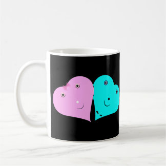 Taza De Café corazones de mr y mrs
