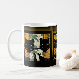 Taza De Café Corazones de Pumas rugientes