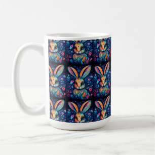 Taza De Café Corazones de sueño de San Valentín: conejo de dood
