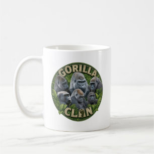 Taza De Café Corazones del clan de gorilas de Twycross