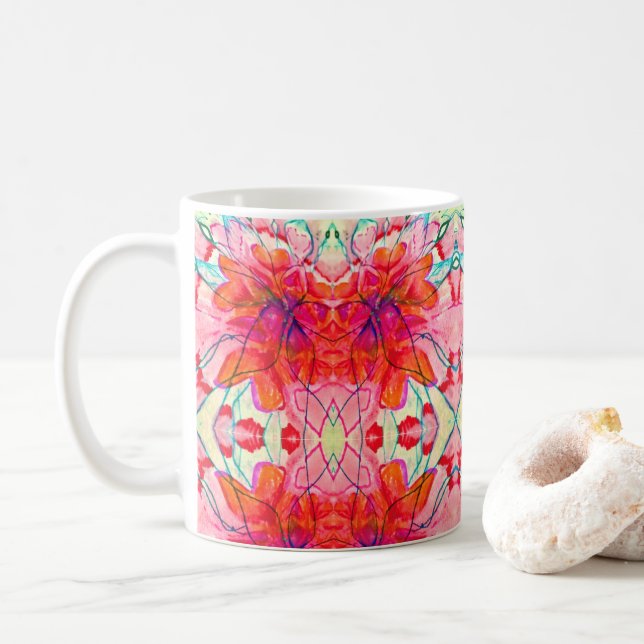 Taza De Café Corazones dulces (Con donut)
