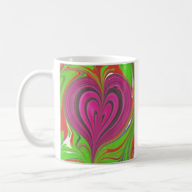 Taza De Café Corazones en corazones (Izquierda)