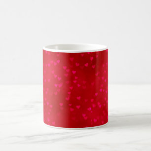 Taza De Café Corazones rojos