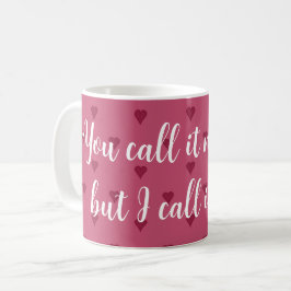 Taza de café Corazones Rojos