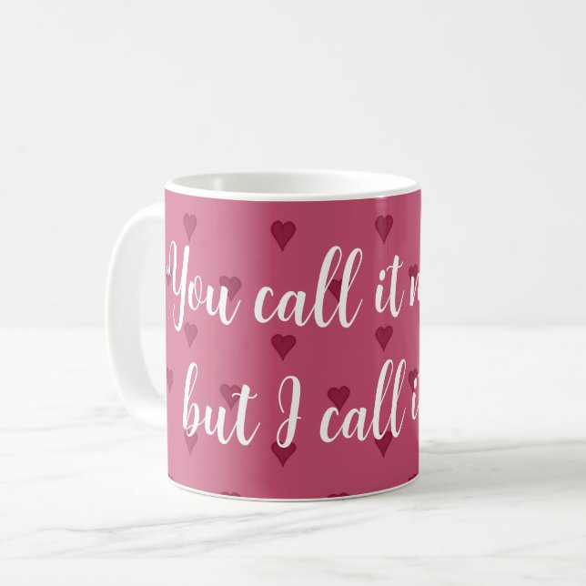 Taza de café Corazones Rojos (Anverso izquierdo)