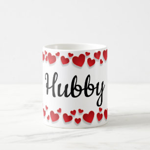 Taza De Café Corazones rojos agudos