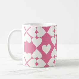 Taza De Café corazones rosas