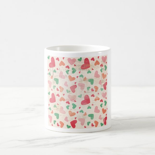 Taza De Café Corazones texturados (Subido por el creador)