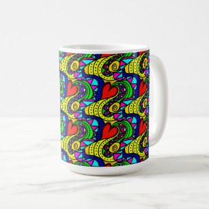 Taza De Café Corazones vivos