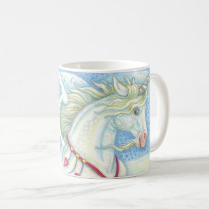 Taza De Café Corazones voladores Unicornio CLASSIC PEGASUS MUG