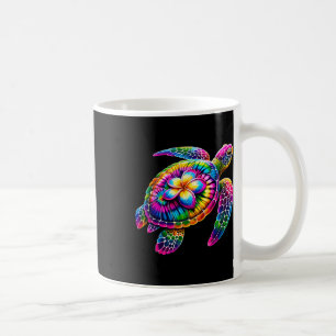 Taza De Café Corbata de agua de Tortuga Marina Hawaiana Vacacio