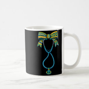 Taza De Café Corbata de la semana de la vida de enfermera RN CN