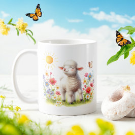 Taza De Café Cordero acuático de primavera - Mug infantil