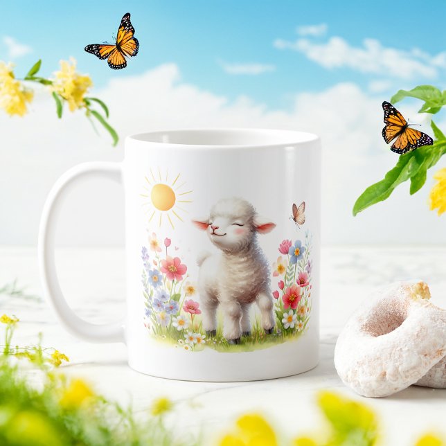 Taza De Café Cordero acuático de primavera - Mug infantil (Subido por el creador)