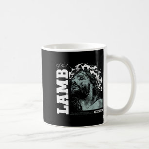 Taza De Café Cordero de Dios - Versículo Bíblico Cristiano Fe