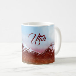 Taza De Café Cordillera del estado de Utah