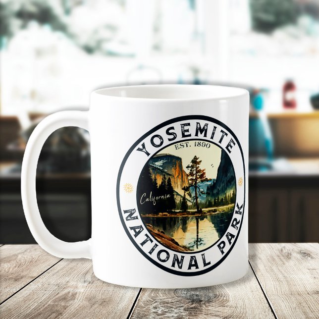 Taza De Café Cordillera del Parque Nacional Yosemite Media Dome (Subido por el creador)