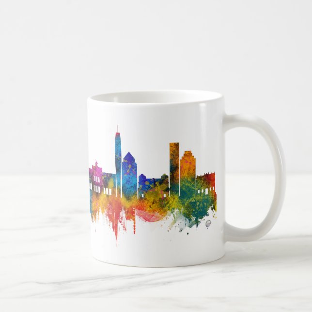 Taza De Café Córdoba Argentina Skyline (Derecha)