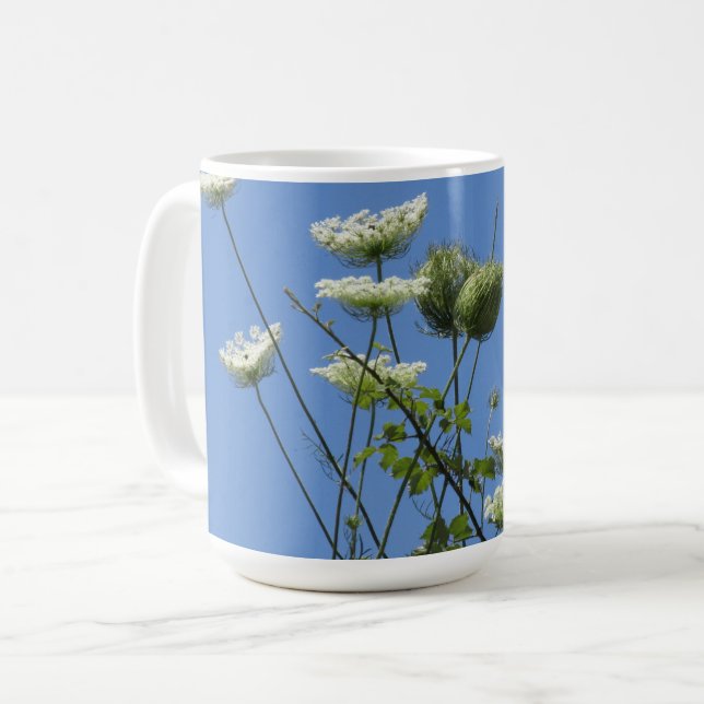Taza De Café Corfu Cream Wildflowers (Anverso izquierdo)