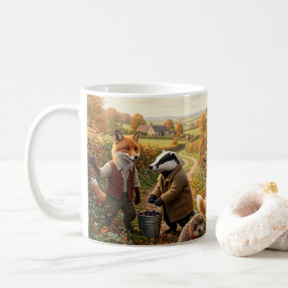 Taza De Café Corgi Bosque Criatura Fantasía de la Cosecha de Ot