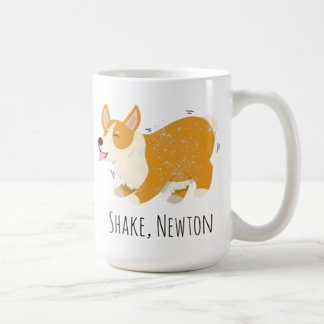 Taza De Café Corgi Coffee Mug (Derecha)