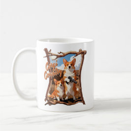 Taza De Café Corgi Country – Funny Corgi Tee, Rustic Americana