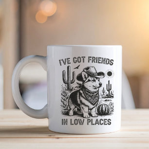 Taza De Café Corgi Cowboy Funny Dog Mug