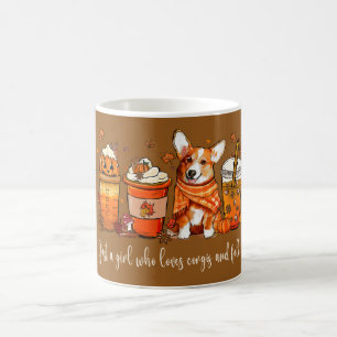 Taza De Café Corgi Dog Lover Fall