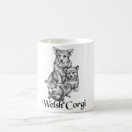 Taza De Café Corgi galés