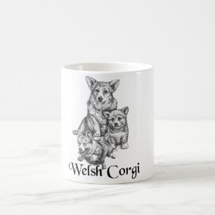 Taza De Café Corgi galés